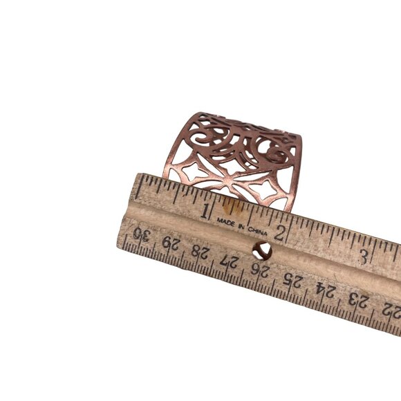 Lia Sophia Copper Filigree Cuff Bracelet - Picture 5 of 7
